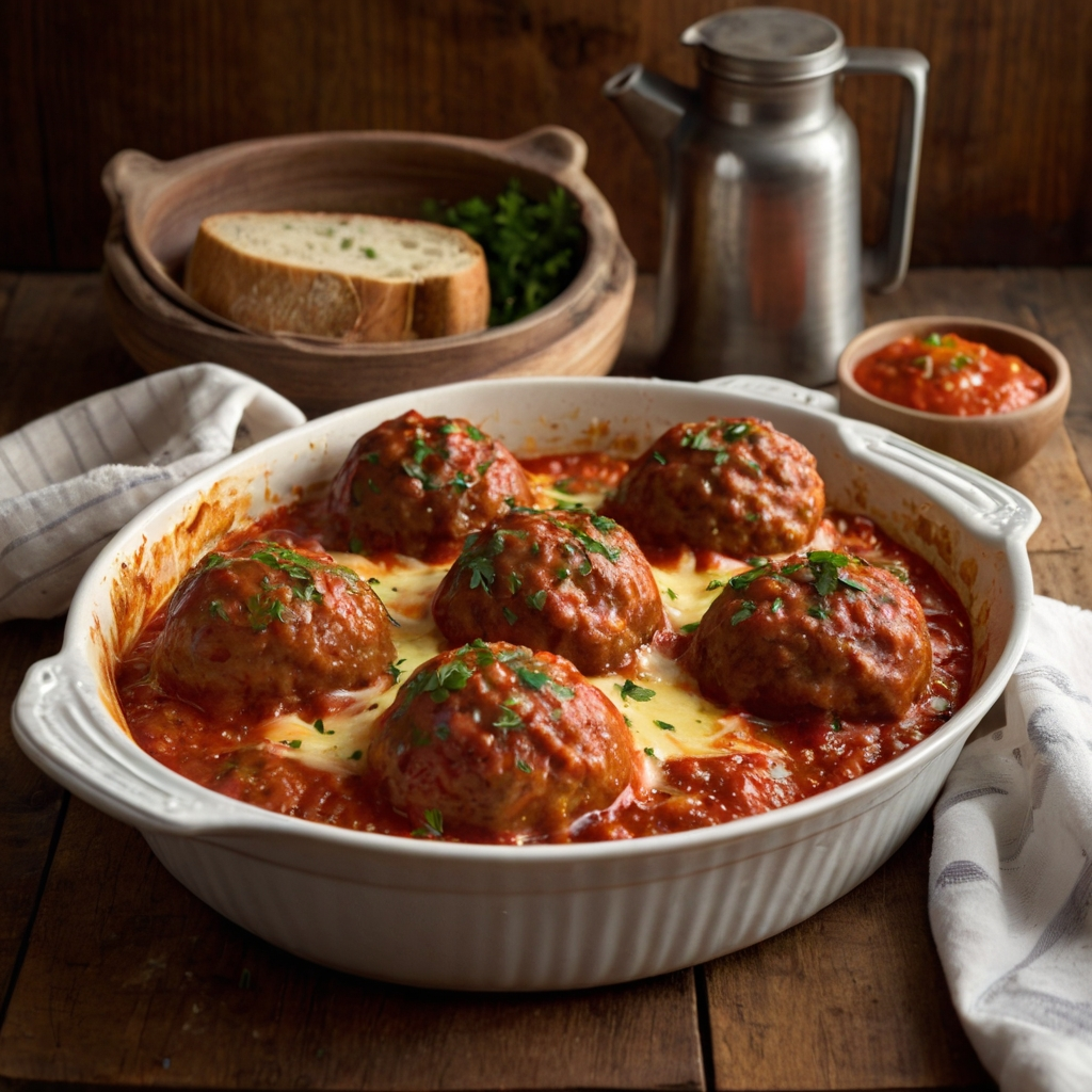 Easy Meatball Bake
