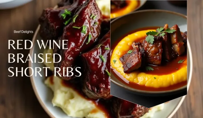 Red Wine Braised Short Ribs