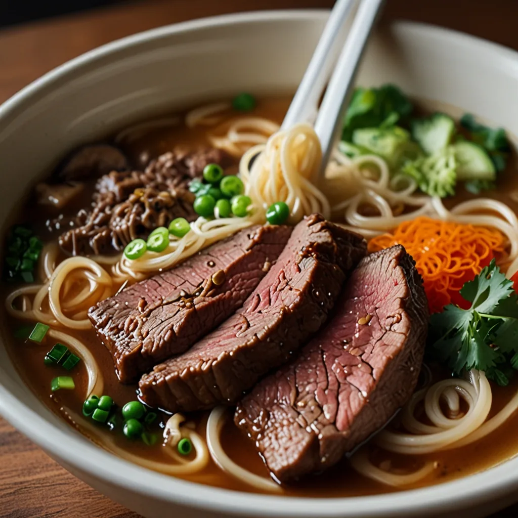 Mongolian Beef Noodles