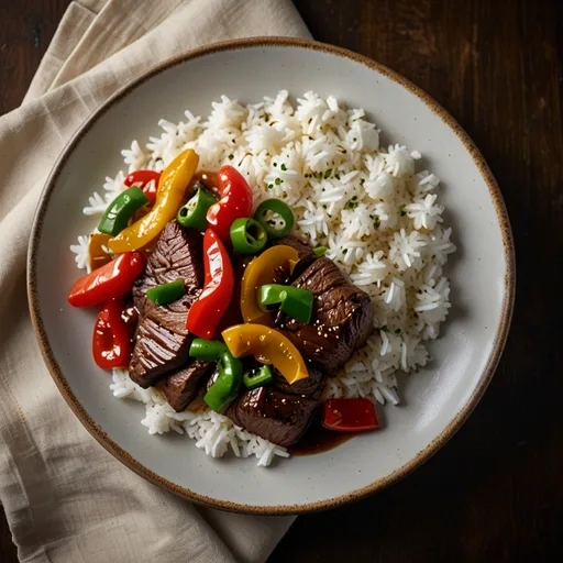 Pepper Steak and Rice Recipe