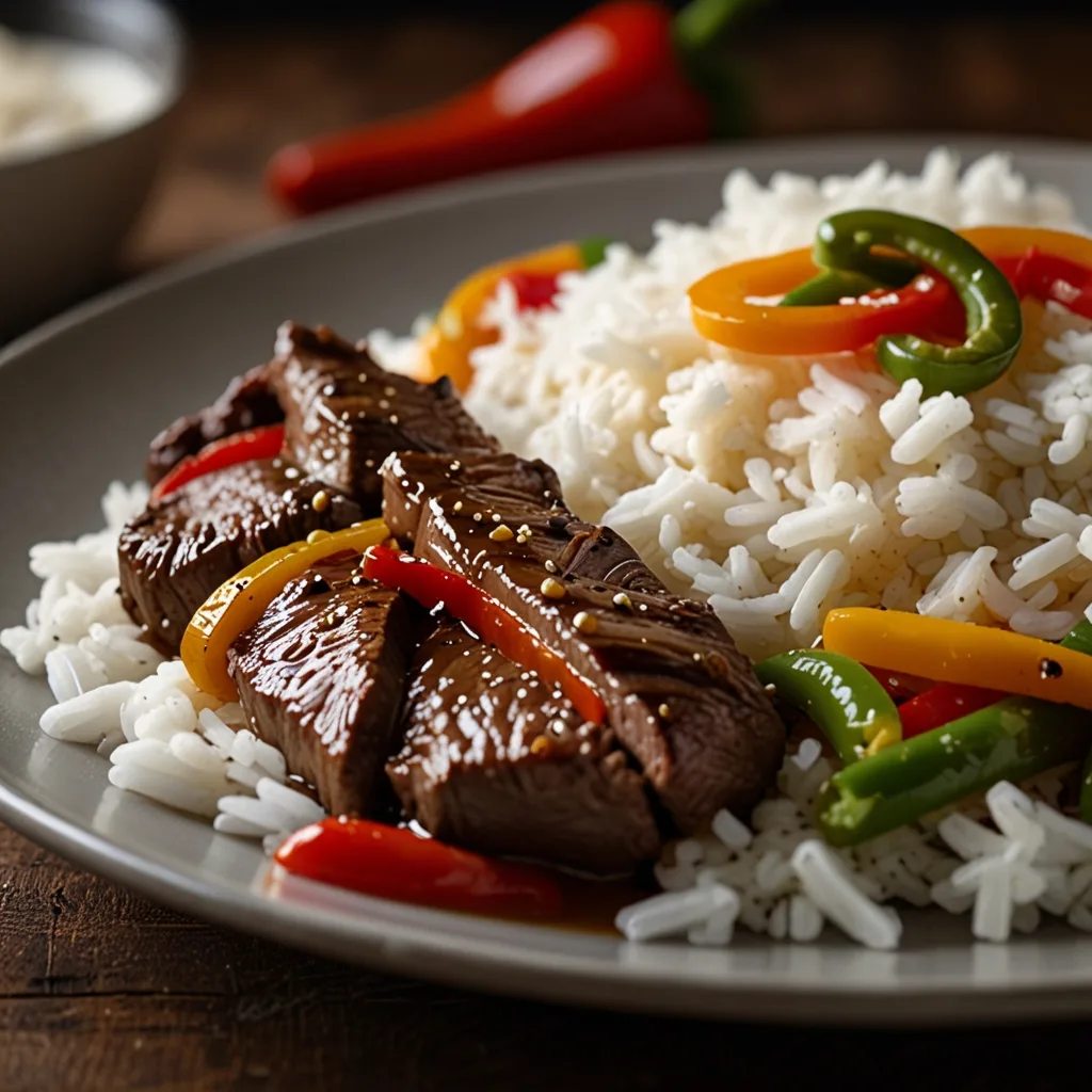 pepper steak crock pot