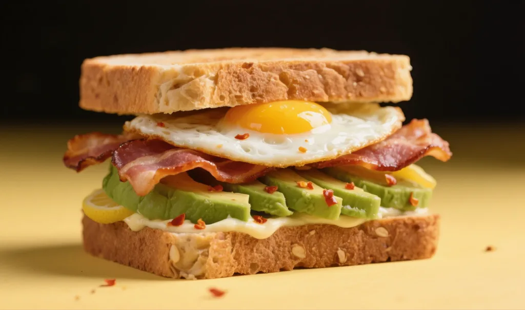 Bacon-Egg-Avocado-Toast-Sandwich