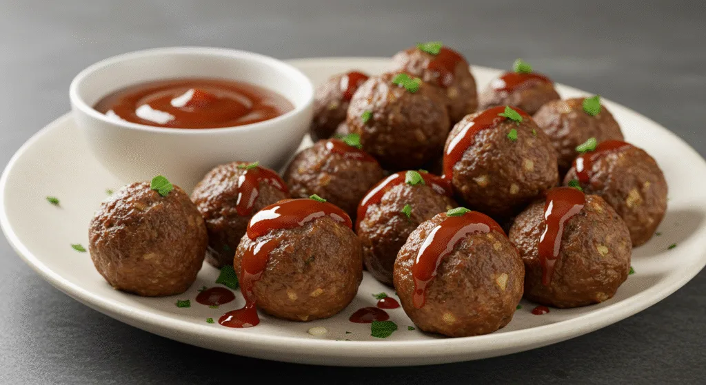 Mini-Meatballs-with-Dipping-Sauce
