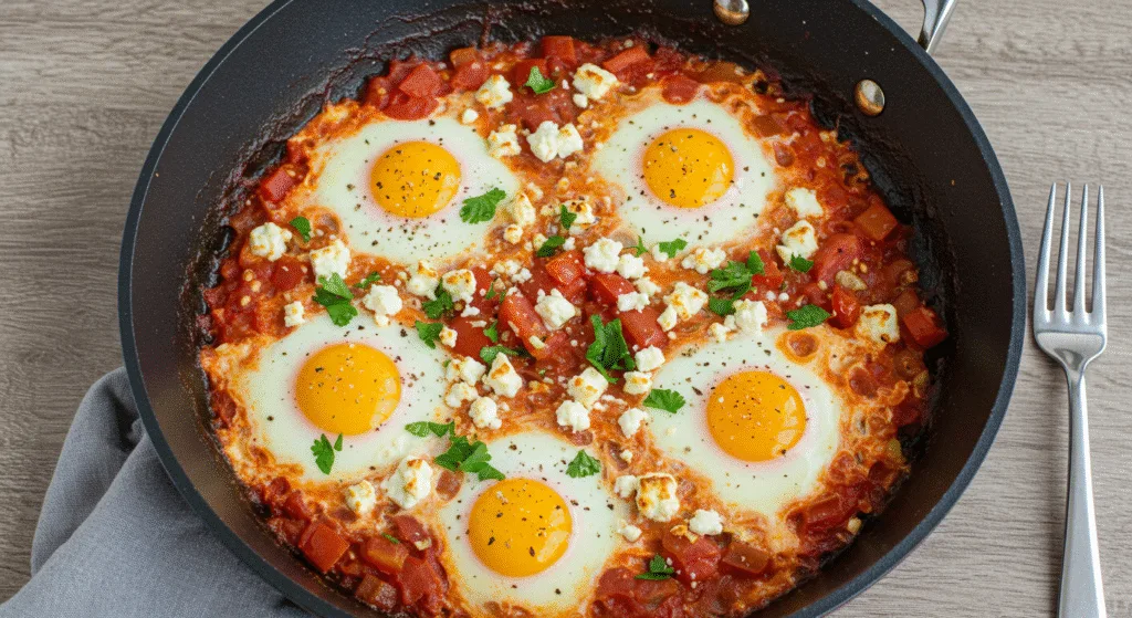 Tomato-Feta-Baked-Eggs